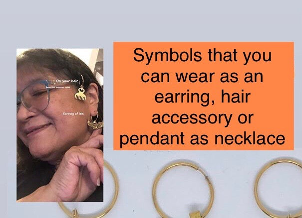 Goddess - ONE Earring/Hair Piece/Pendant