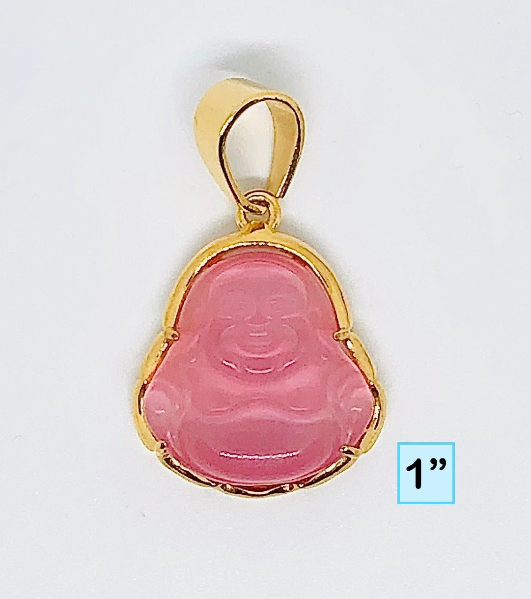 Pink Cat Eye Buddha