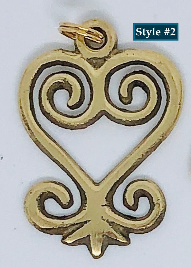 Adinkra Symbol - Sankofa (ONE Earring, Hair piece or Pendant)