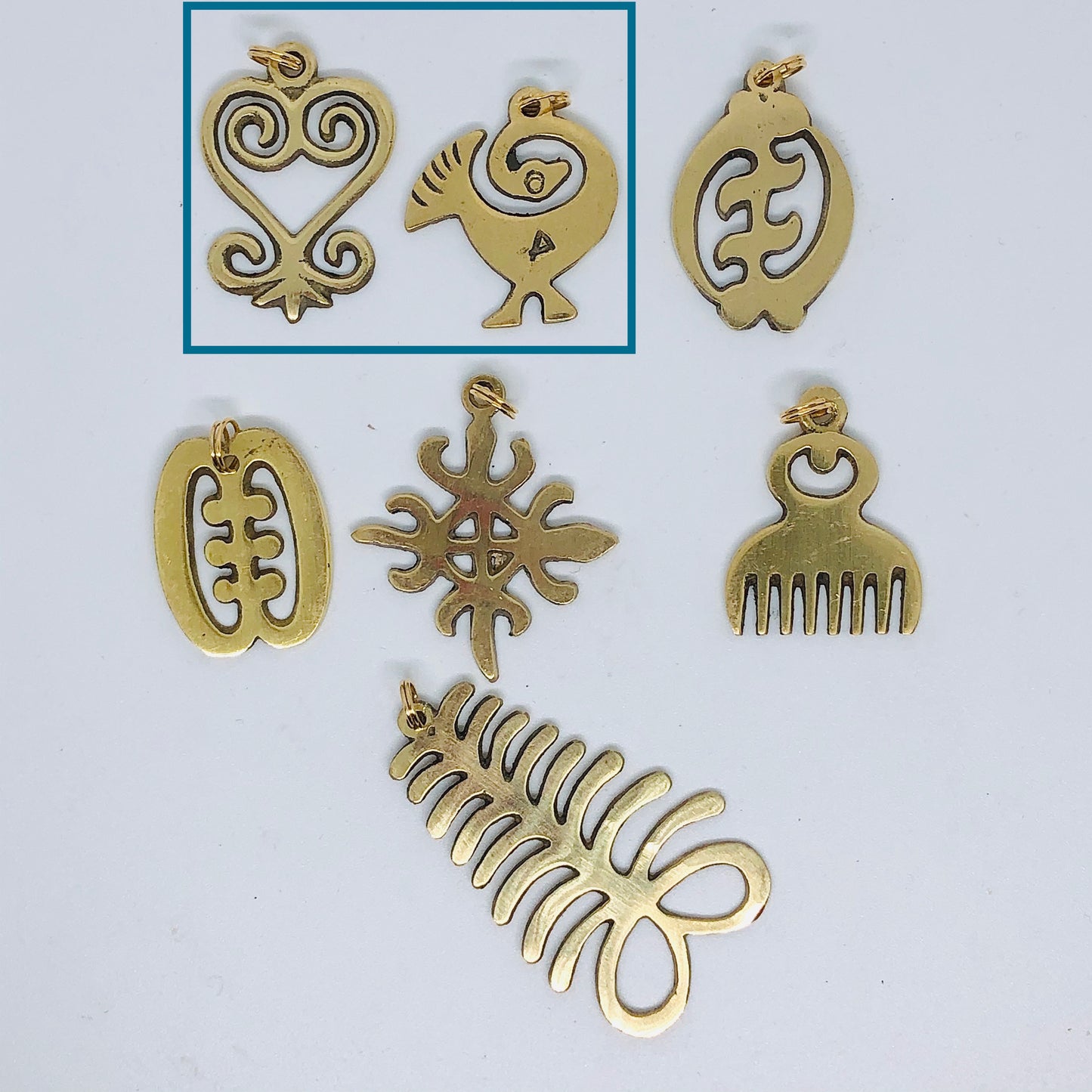 Adinkra Symbol - Sankofa (ONE Earring, Hair piece or Pendant)