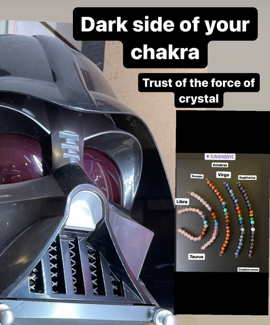 Dark side of your chakra. Trust the force of crystal