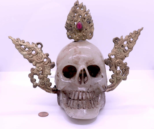 Tibetan crystal skull