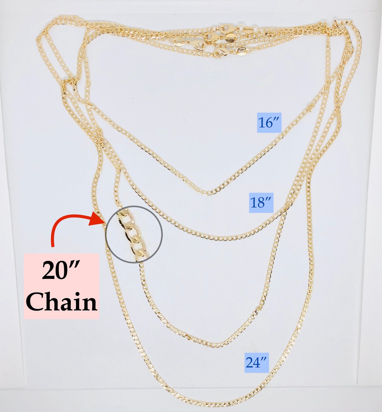 Cuban Link Chain (Choose Your Length)