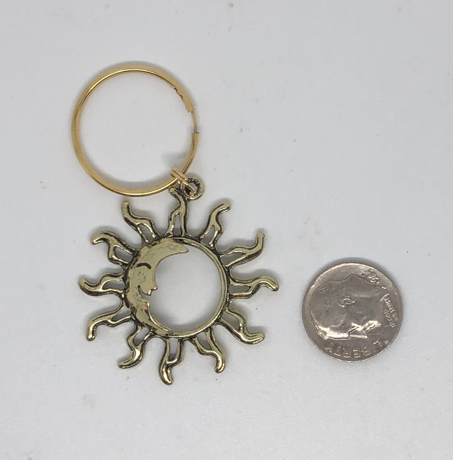 Sun & Moon - ONE Earring/Hair Piece/Pendant