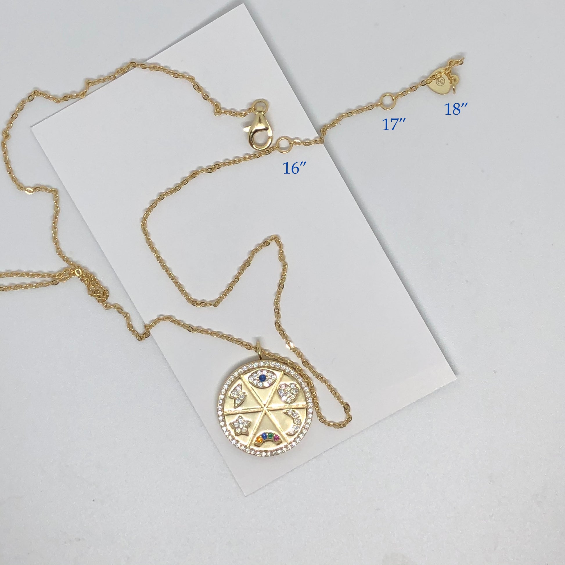 Innovation Medallion With Chain - Sterling Silver Gold Vermeil – Sun Wind -  Talking Cookie
