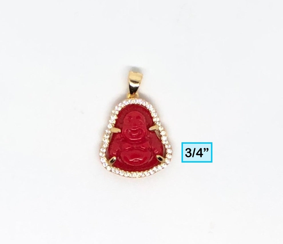 Red Buddha - Mini Size Pendant